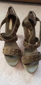 BANANA REPUBLIC wood platform sandals